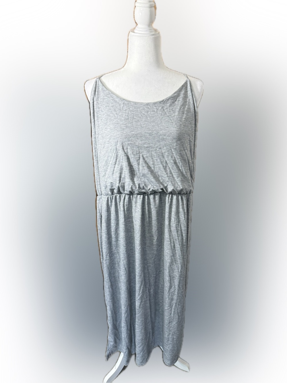 Old Navy Light Grey Sleeveless Maxi Dress